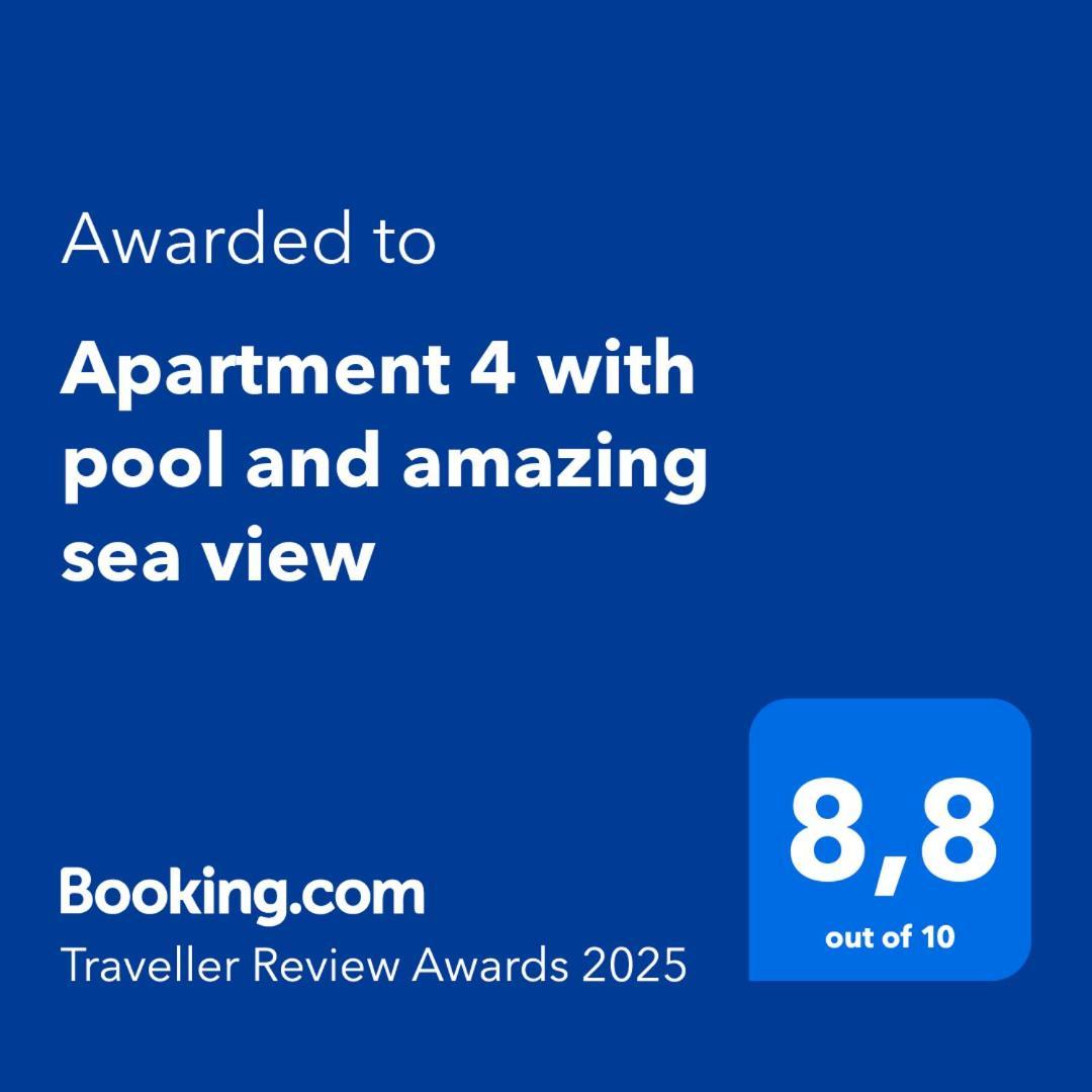 Apartment 4 With Pool And Amazing Sea View Lokva Rogoznica Exterior foto
